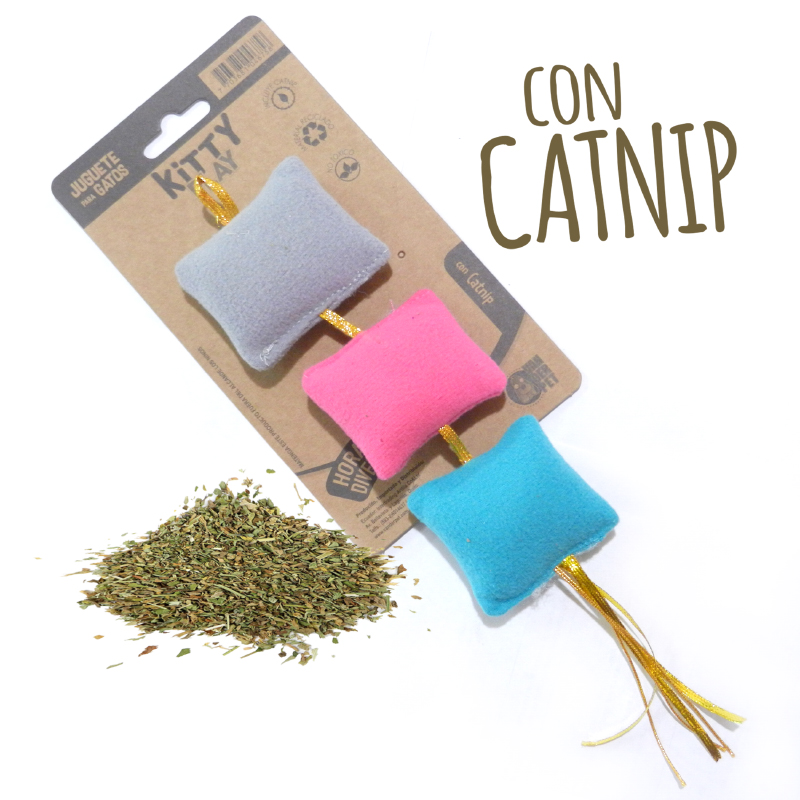 Pelota De Juguete Para Gatos Flamingo – Con Catnip, Textil Amarillo, Estimula El Juego Y El Ejercicio